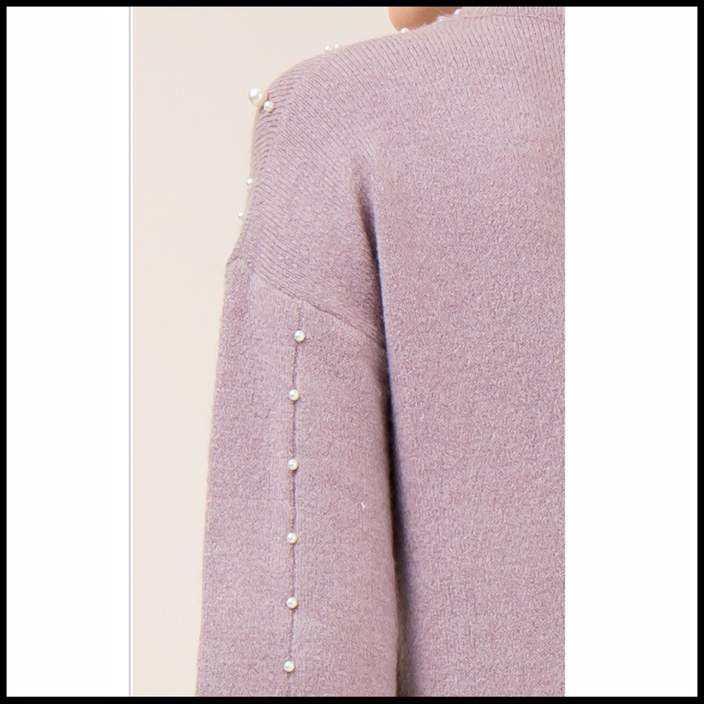 Pearl Embellished Sweater - Picture 3 of 6